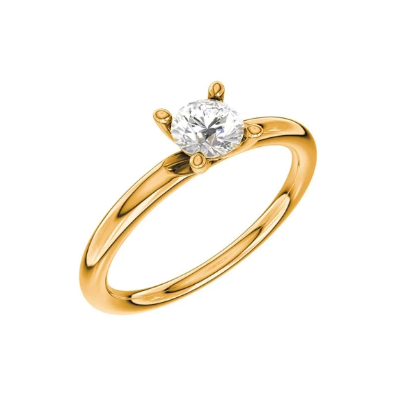 Aure 2D Gold - Wedding & engagement rings - Schalins - Scandinavian design - Nordic Spectra