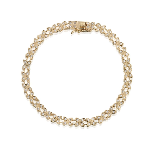 Sparkling Ellipse T-armband Guld - Carolina Gynning Armband - Snabb frakt & paketinslagning - Nordicspectra.se