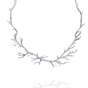 Roots-Halskette aus Silber