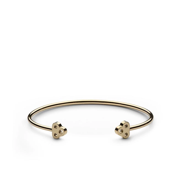 Open Key Cuff Gold Plated - Skultuna - Snabb frakt & paketinslagning - Nordicspectra.se