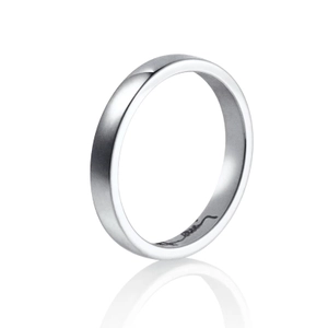 Half Round Thin Ring Platinum från Efva Attling