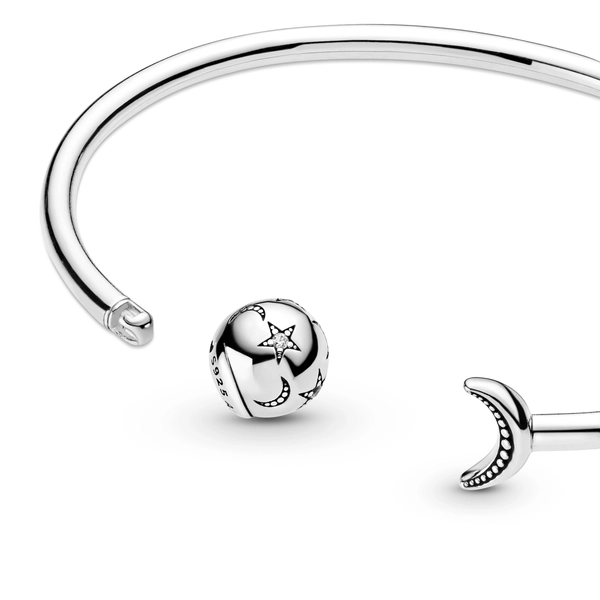 Stjärna & Månar Open Bangle - PANDORA - Snabb frakt & paketinslagning - Nordicspectra.se