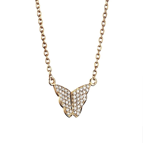 Little Miss Butterfly & Stars Necklace Gold von Efva Attling, Schneller Versand - Nordicspectra.de