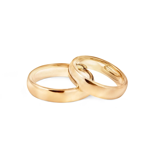 1946 Ring Välvd 5 mm Guld - Nordic Spectra - Förstärker livets stora händelser - Nordic Spectra