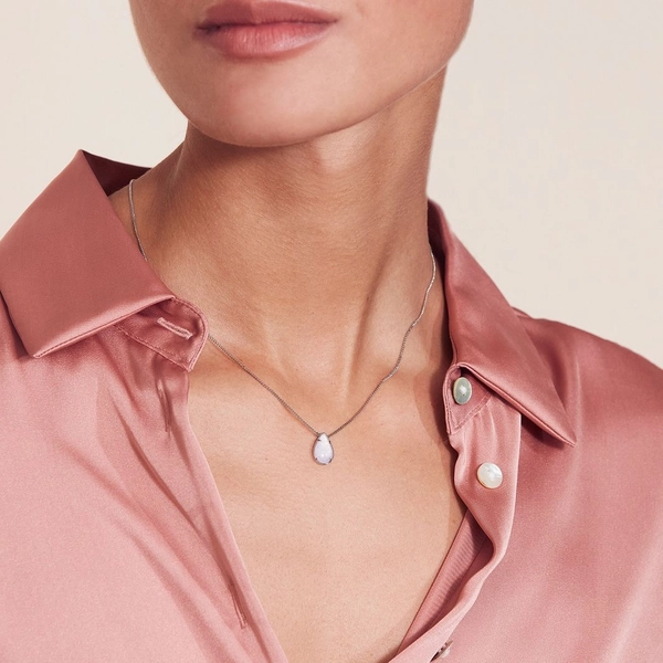 Melina Drop Necklace S Steel - Edblad - Snabb frakt & paketinslagning - Nordicspectra.se