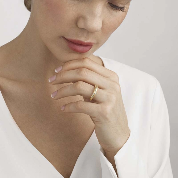 Offspring Ring Guld med Diamanter - Georg Jensen ringar - Snabb frakt & paketinslagning - Nordicspectra.se