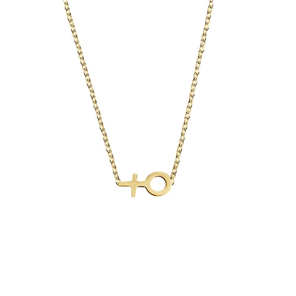 Women Unite Small Necklace Gold - Drakenberg Sjölin Halsband - Snabb frakt & paketinslagning - Nordicspectra.se