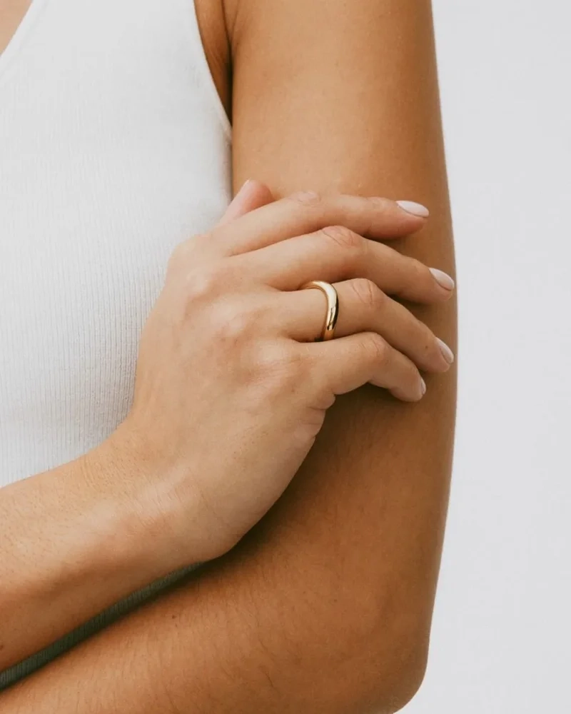 elegant kombination av olika metaller.