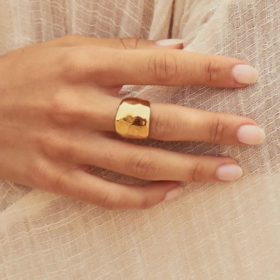 Fairfax Ring Gold - Edblad - Snabb frakt & paketinslagning - Nordic Spectra