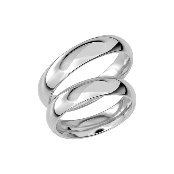 SR1048-5 Platina - Vigsel- & förlovningsringar - Schalins - Fri storleksändring* - Nordic Spectra