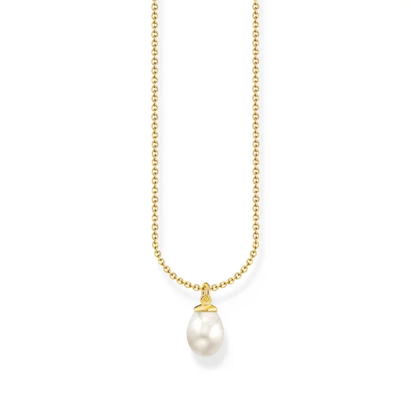 Halsband med Pärla Guld - Thomas Sabo - Snabb leverans & paketinslagning - Nordic Spectra