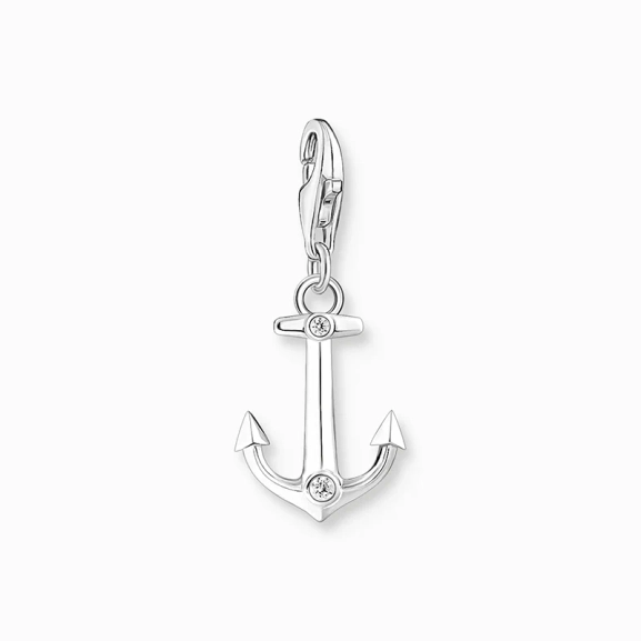 Charm-Anhänger Anker mit Steinen Silber - Thomas Sabo - Nordic Spectra