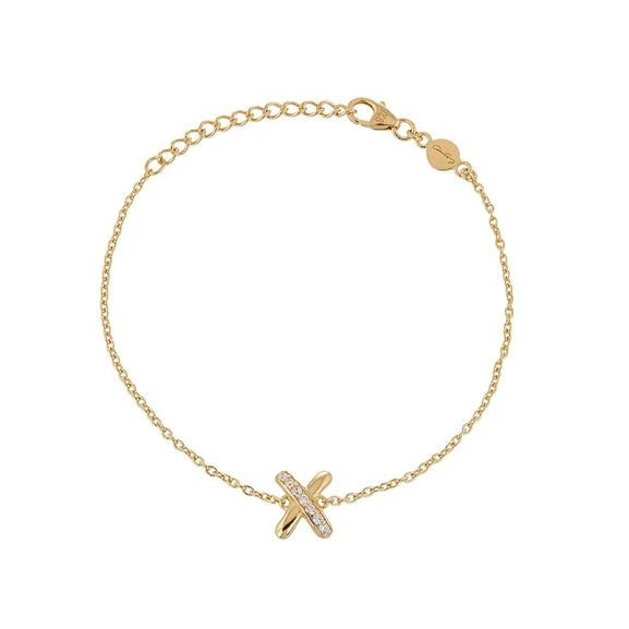 Cross My Heart Armband Guld - Carolina Gynning - Moderna smycken med en betydelse - Nordic Spectra