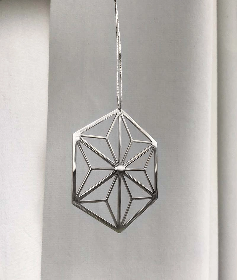 DECO Snowflake Juldekoration Stål - Astrid & Agnes - Snabb frakt & paketinslagning - Nordicspectra.se