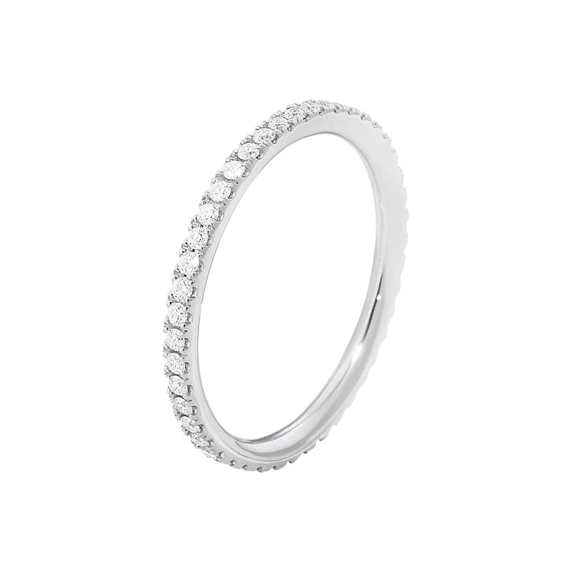 Georg Jensen – Aurora Allians Vitguld med Diamanter 0.25 ct