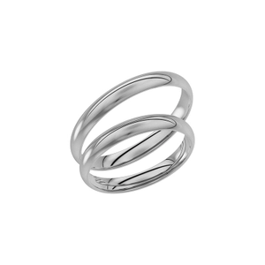 92-3 White Gold - Wedding & engagement rings - Schalins - Scandinavian design - Nordic Spectra
