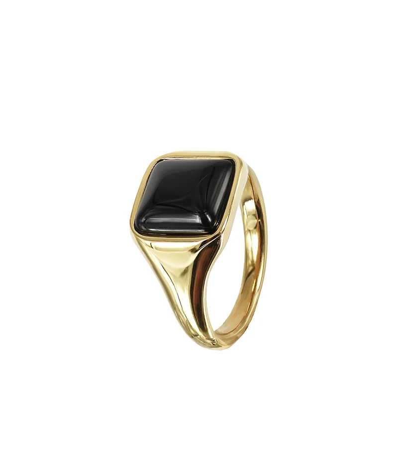 NEO Ring Guld/Svart - AROCK - Trendiga herrsmycken - Nordic Spectra