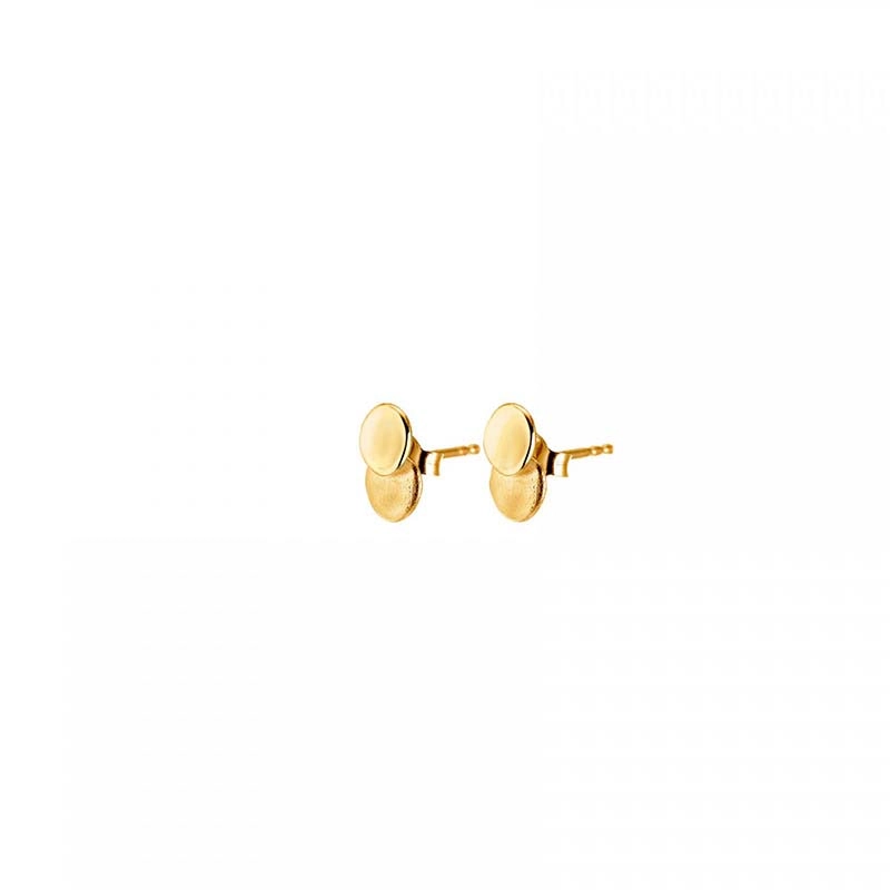 Rocky Shore Drop Studs Gold