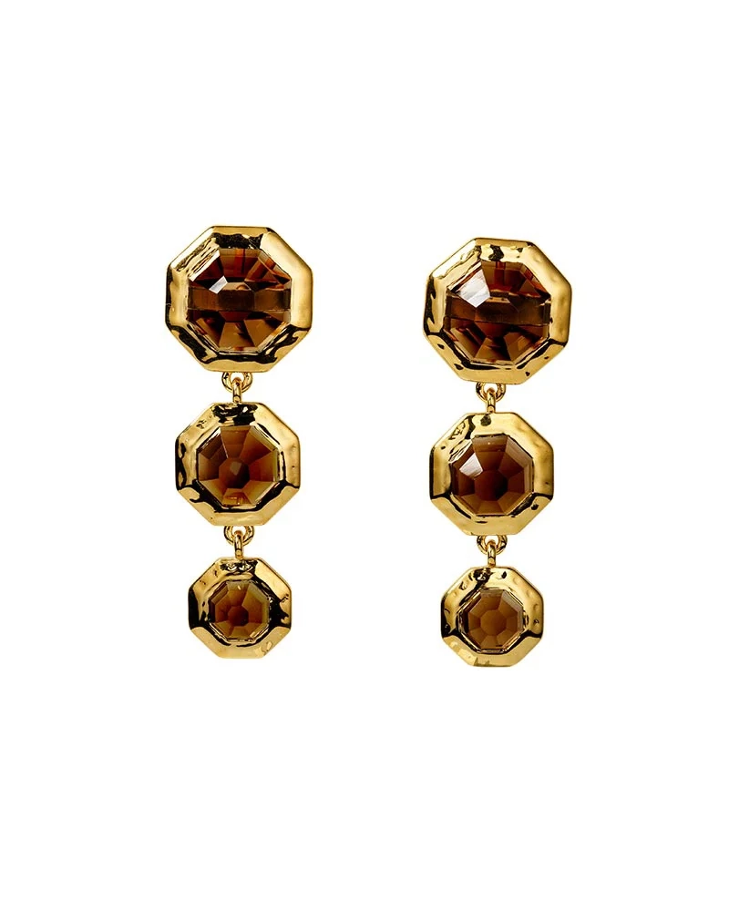 Syster P - Octagon Earrings Gold