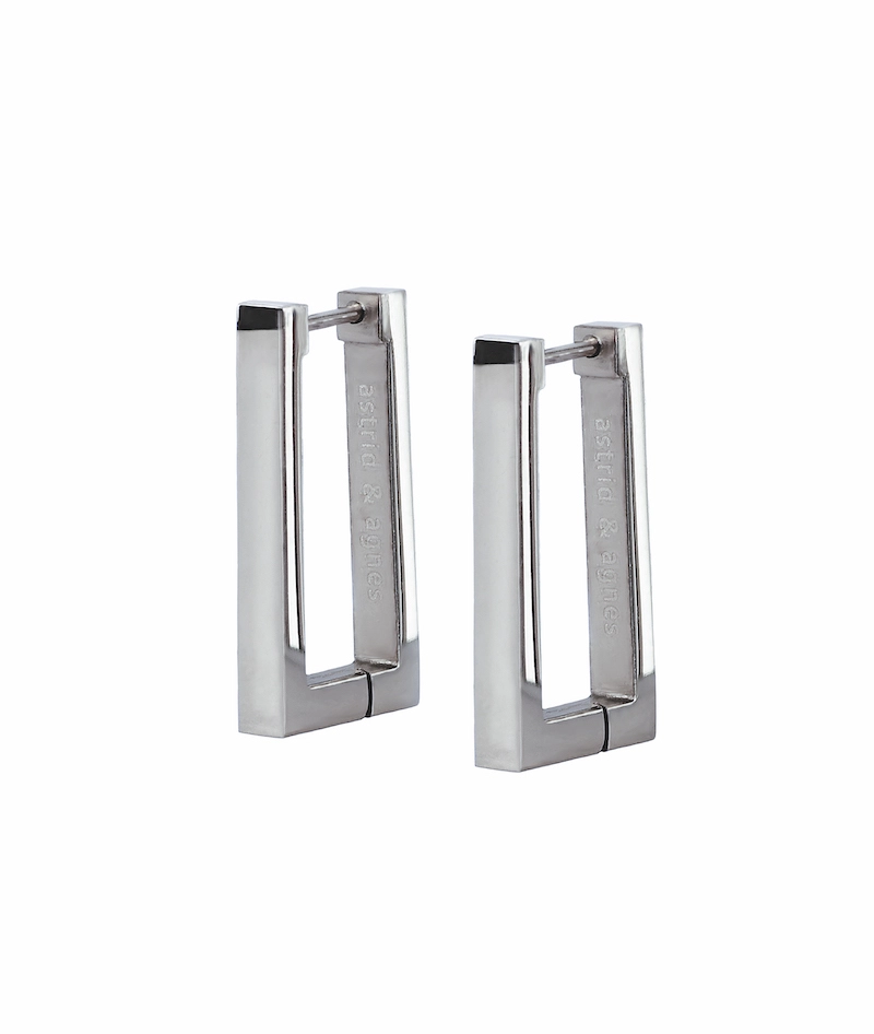 Astrid & Agnes - KATHY Långt Örhänge Stål