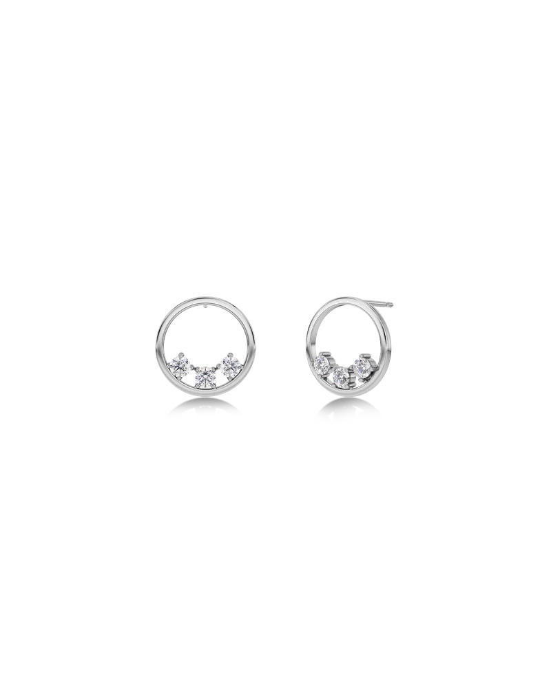 Edblad - Stardust Studs Round Silver