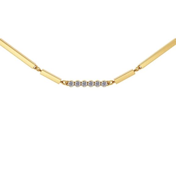 Twiggy Necklace Multi Gold från Edblad