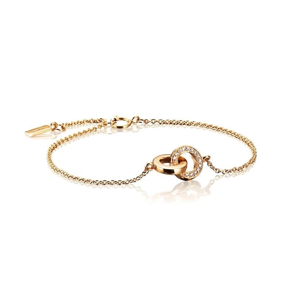 You & Me Bracelet Gold - Efva Attling armband - Snabb frakt & paketinslagning - Nordicspectra.se