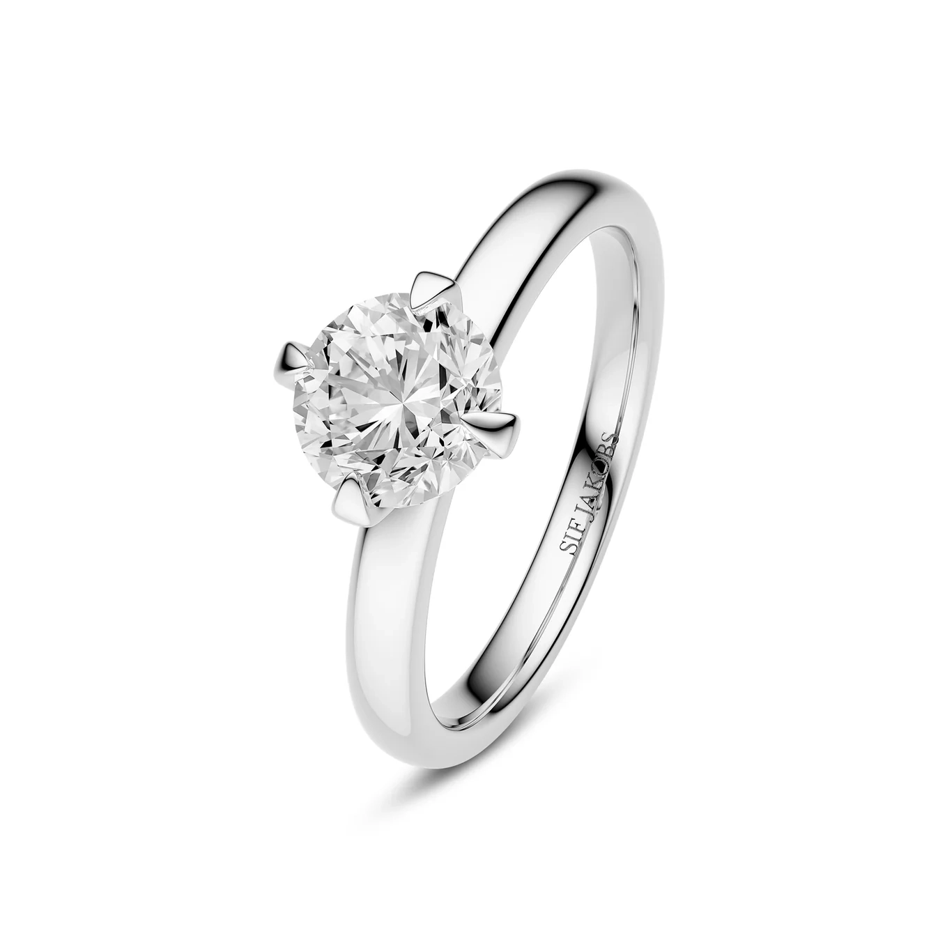 Sif Jakobs - Venice Solitaire Altro Ring 14K Vitguld 1.00ct