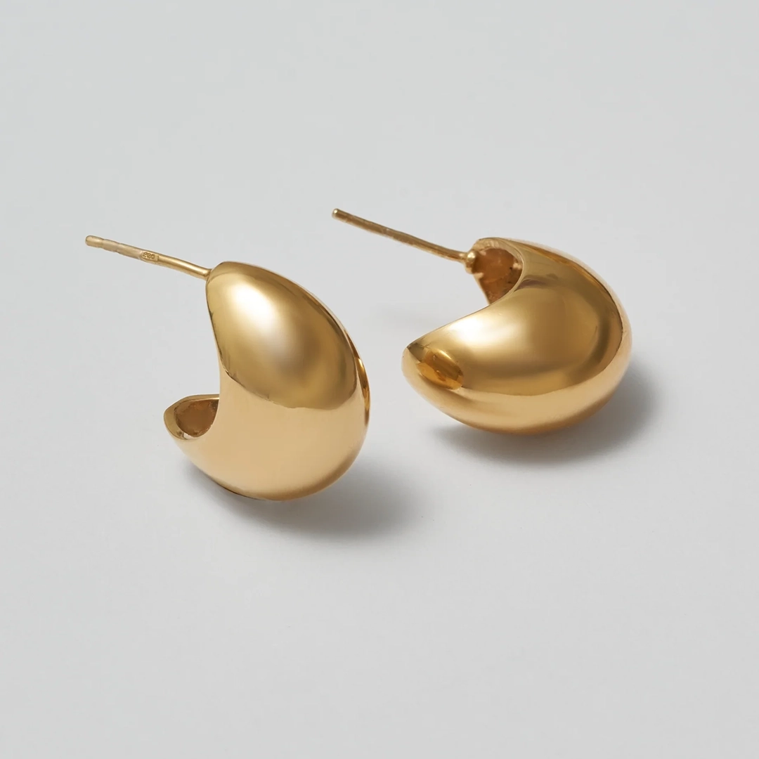 Blue Billie - Bubble Earrings Gold