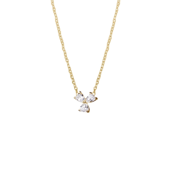 Petite Star Necklace Gold Diamonds - Drakenberg Sjölin Halsband - Snabb frakt & paketinslagning - Nordicspectra.se