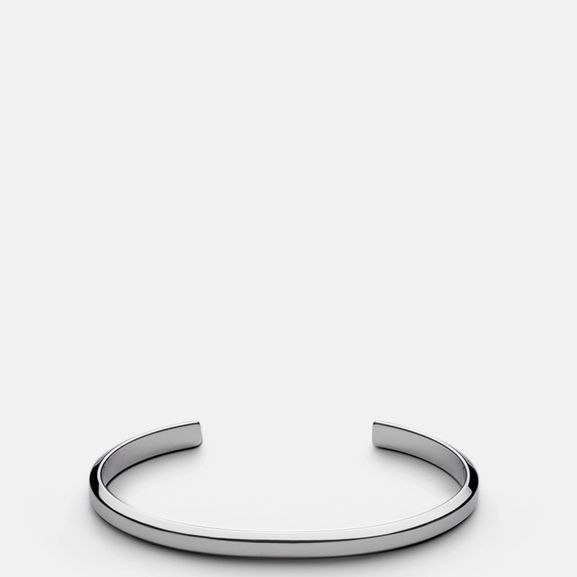 Icon Cuff Thin - Polished Steel - Skultuna - Snabb frakt & paketinslagning - Nordicspectra.se