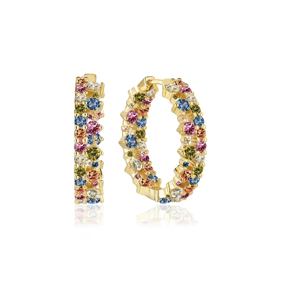 Livigno Creolo Grande Örhängen Mix Guld från Sif Jakobs