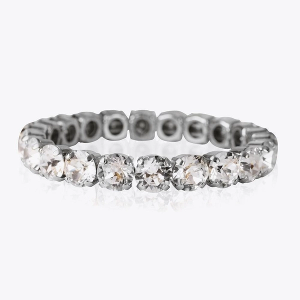 Gia Stud Bracelet Rhodium Crystal - Caroline Svedbom - Snabb frakt & paketinslagning - Nordicspectra.se