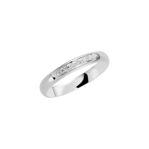 203-3 1.7 White Gold - Wedding & engagement rings - Schalins - Scandinavian design - Nordic Spectra