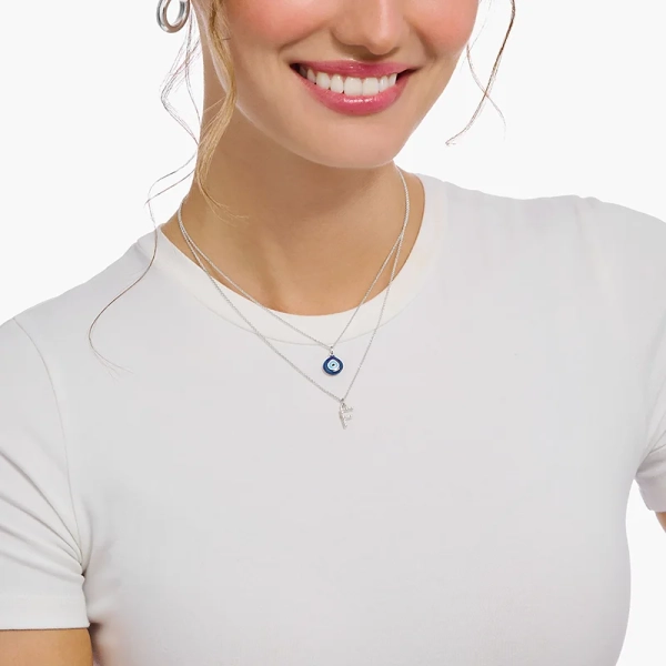 Halsband med Skyddande Ögat - Thomas Sabo - Snabb leverans & paketinslagning - Nordic Spectra