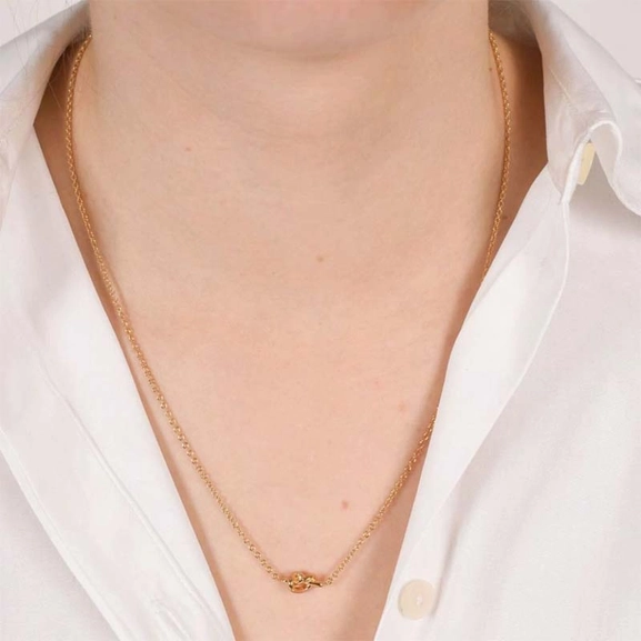 Knot Necklace Gold - Sophie By Sophie - Snabb frakt & paketinslagning - Nordicspectra.se