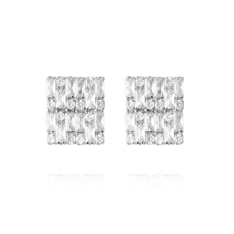 Caroline Svedbom - Evelyne Earrings Rhodium Crystal
