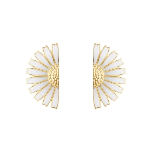 Daisy Half Flower Earrrings - Georg Jensen - designkorut nopeilla ja turvallisilla toimituksilla - Nordic Spectra