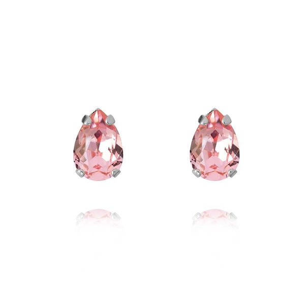 Petite Drop Stud Earrings Rhodium Light Rose - Caroline Svedbom - Nopea toimitus ja lahjapakkaus - Nordic Spectra