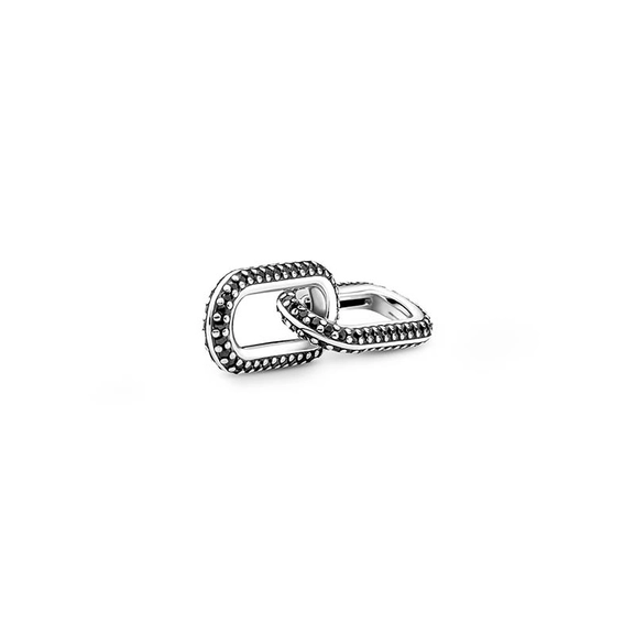 PANDORA ME Styling Pavé Double Link Svart - PANDORA - Snabb frakt & paketinslagning - Nordicspectra.se