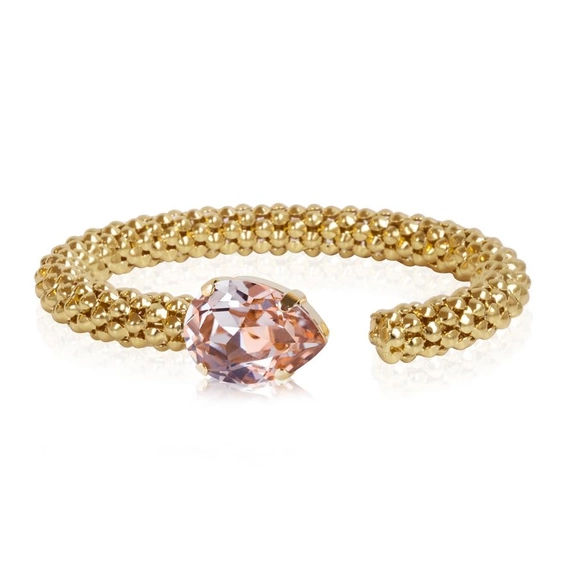 Classic Rope Bracelet Rhodium Vintage Rose - Caroline Svedbom - Snabb frakt & paketinslagning - Nordicspectra.se