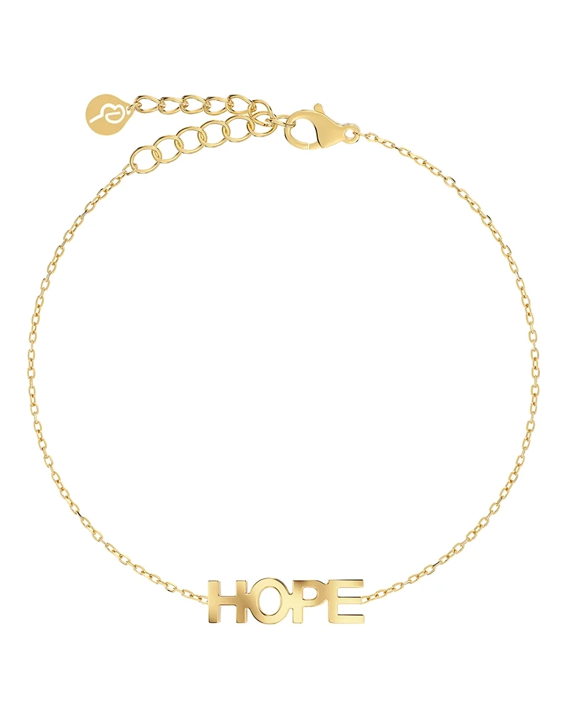 Hope Bracelet Gold - Edblad - Snabb leverans - Gratis paketinslagning