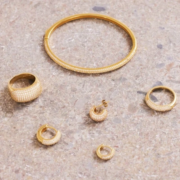 Luxe Hoops Mini Gold - Edblad - Snabba leveranser - Gratis paketinslagning