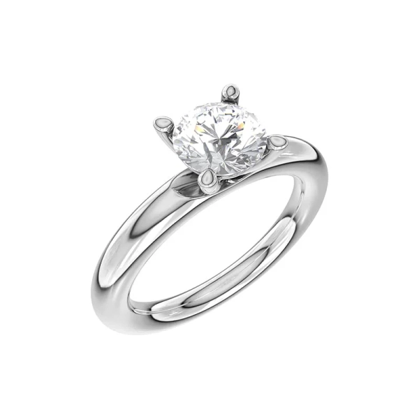 Aure 4D White Gold - Wedding & engagement rings - Schalins - Scandinavian design - Nordic Spectra