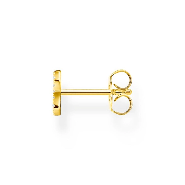 Einzel Ohrstecker Infinity Gold von Thomas Sabo, Schneller Versand - Nordicspectra.de