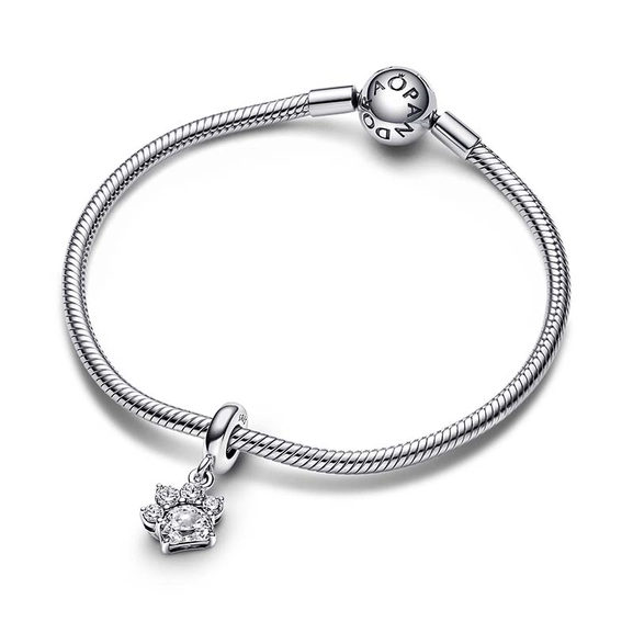 Sparkling Pet Paw Print Hängberlock - PANDORA - Snabb frakt & paketinslagning - Nordicspectra.se