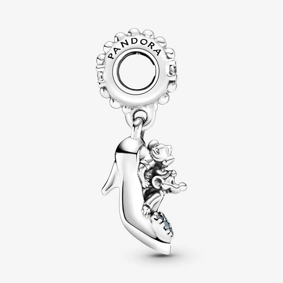 Disney Cinderella Gläserner Schuh & Mäuse Charm-Anhänger von PANDORA, Schneller Versand - Nordicspectra.de