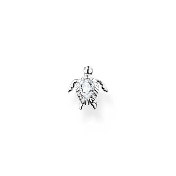 Einzel Ohrstecker Schildkröte Silber von Thomas Sabo, Schneller Versand - Nordicspectra.de