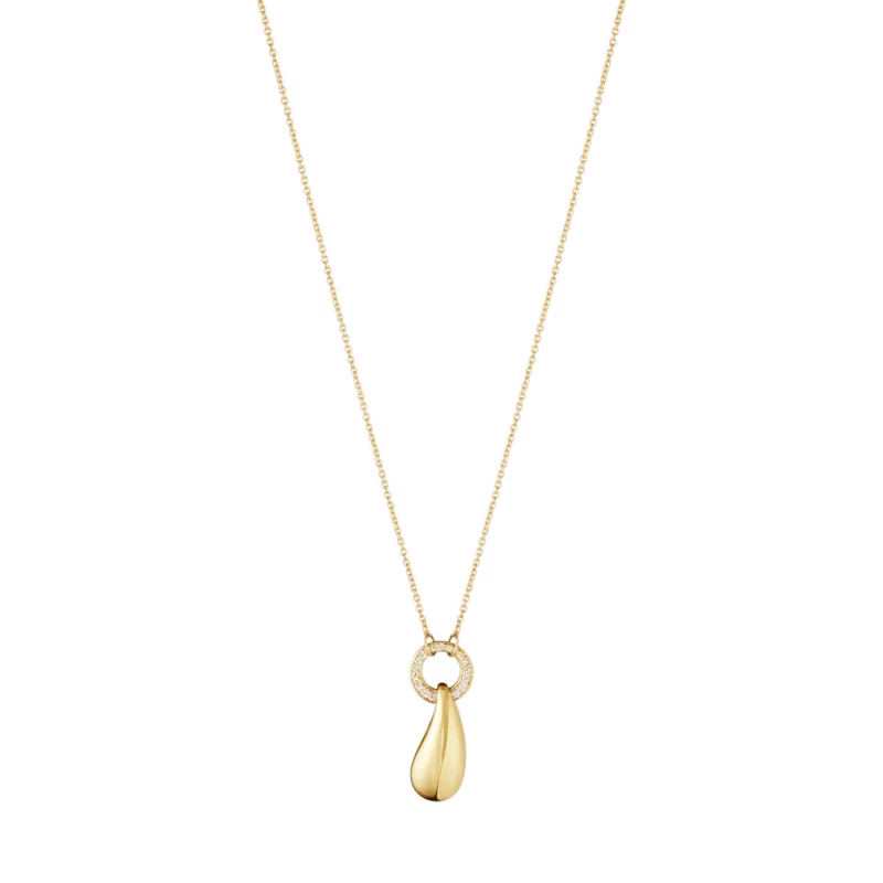 Georg Jensen - Reflect Halsband Guld & Diamanter