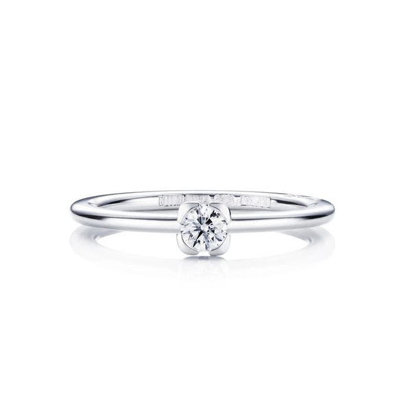 Love Bead Wedding Ring 0.19 ct White Gold - Efva Attling ringar - Snabb frakt & paketinslagning - Nordicspectra.se